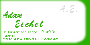 adam eichel business card
